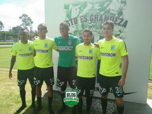 Arley Rodríguez, David Castañeda, Cristian Bonilla, Juan Pablo Nieto y Felipe Aguilar. (Foto: @BlogVerdolaga)